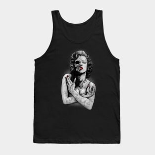 Monroe skull Tank Top